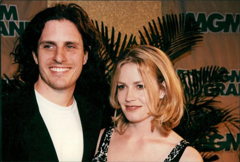 Elizabeth Shue with her husband David Guggenheim - Vintage Photograph