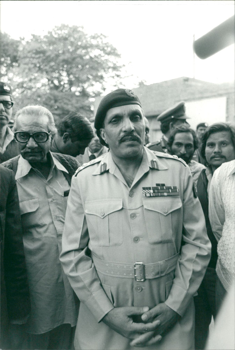 Mohammad Zia ul-Haq, Pakistan politician - Vintage Photograph