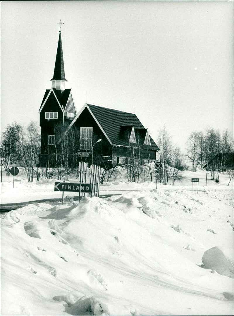 Karesuando Church - Vintage Photograph