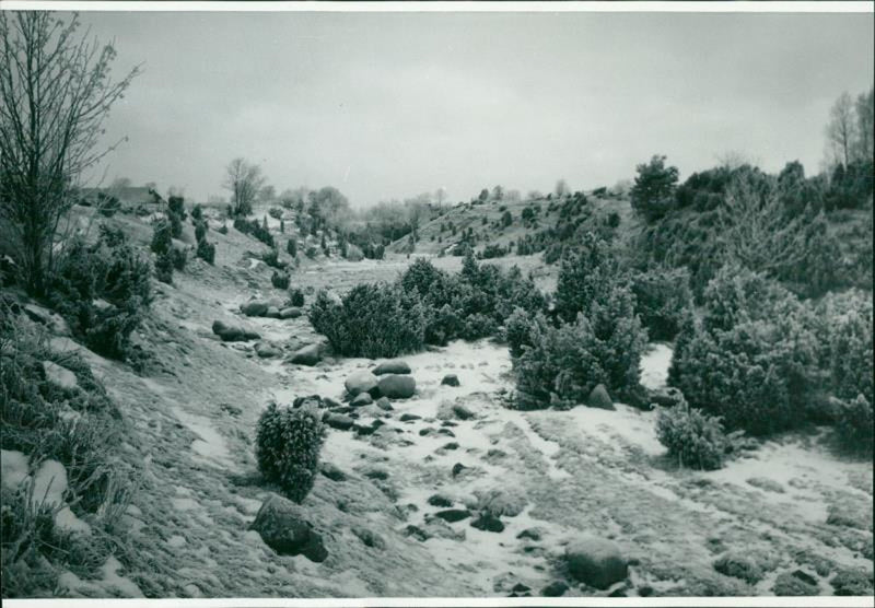 The deep valley in Karleby - Vintage Photograph