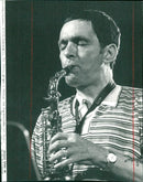 Jazz musician Art Pepper first time in Sweden. - Vintage Photograph