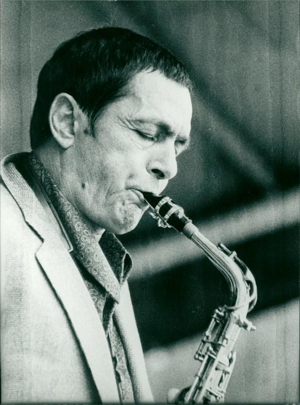 Jazz musician Art Pepper - Vintage Photograph