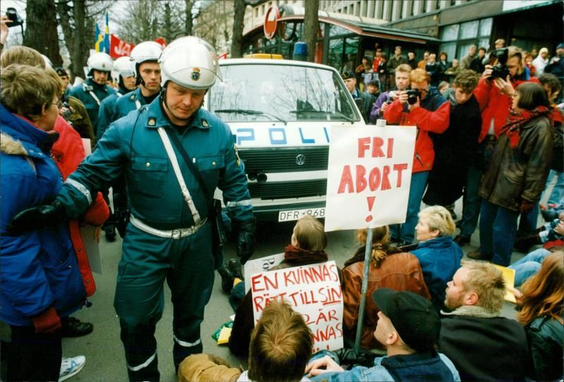 Ongoing demonstration - Vintage Photograph