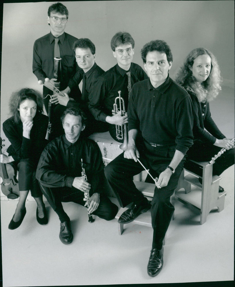 Musical group 'Matrix Ensemble' - Vintage Photograph