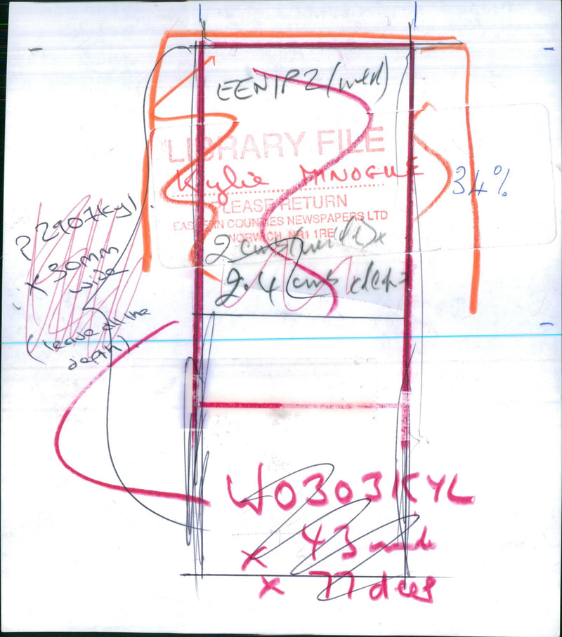 Kylie Minogue - Vintage Photograph