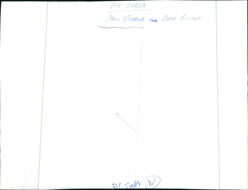 Paul Spurrier - Vintage Photograph