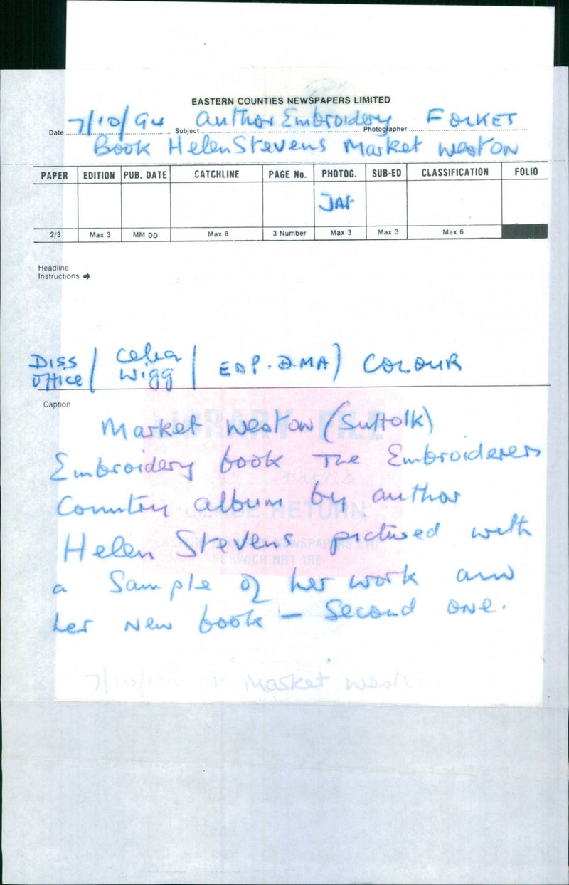 Helen Stevens - Vintage Photograph