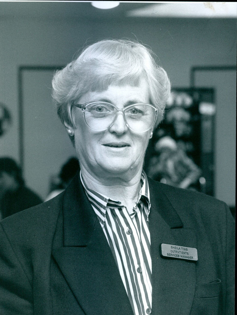 Shiela Tims of Norfolk and Norwich Hospital - Vintage Photograph