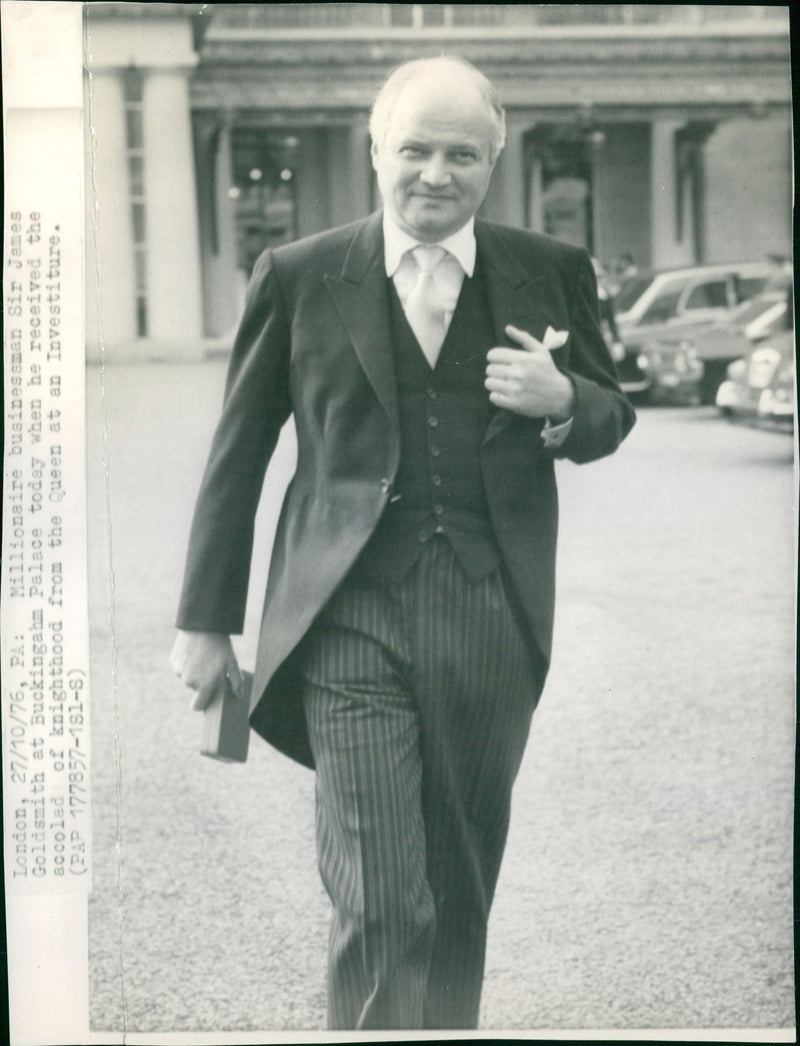 Sir James Goldsmith - Vintage Photograph