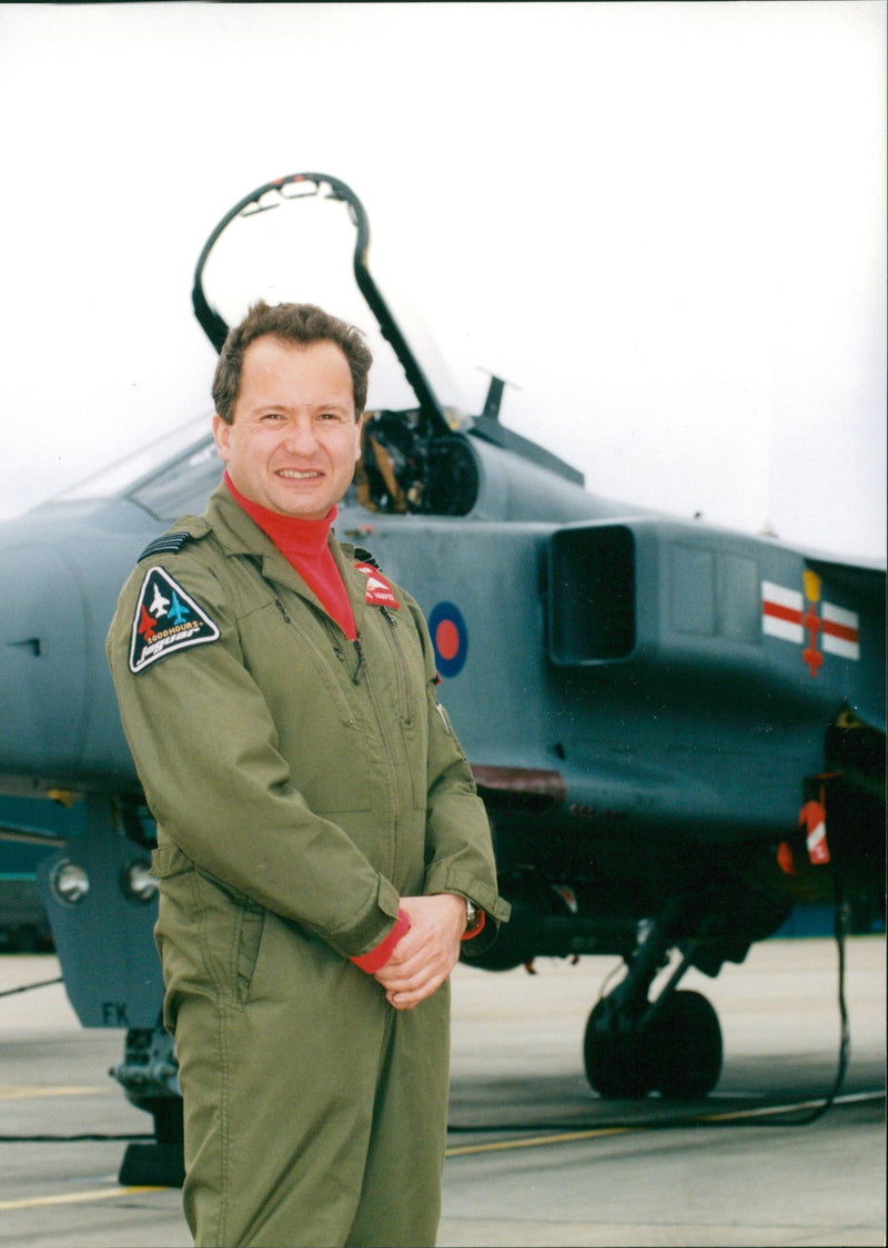 Wing Commander Chris Harper - Vintage Photograph