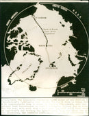Wally Herbert: Expedition Map - Vintage Photograph