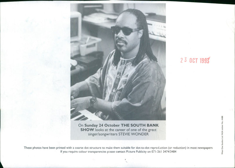 Stevie Wonder - Vintage Photograph