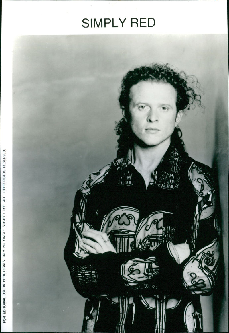 Mick Hucknall - Vintage Photograph
