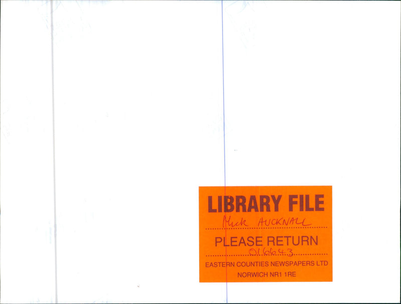 Mick Hucknall and Kirsty Young - Vintage Photograph