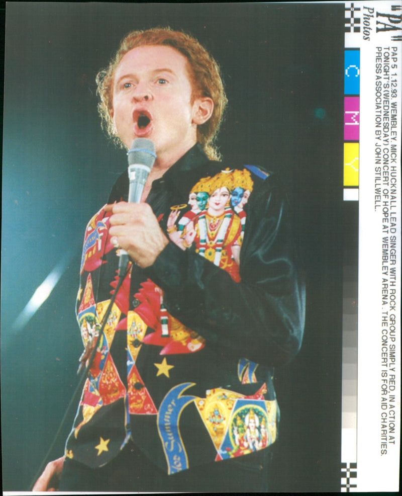 Mick Hucknall - Vintage Photograph