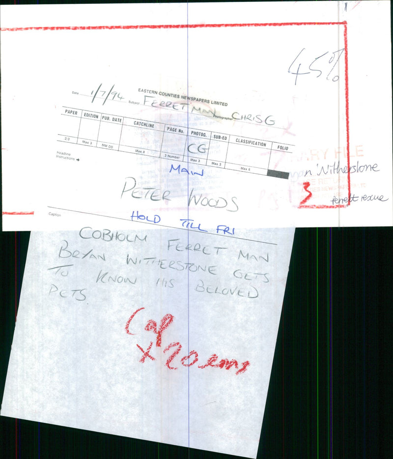 Bryan Witherstone - Vintage Photograph