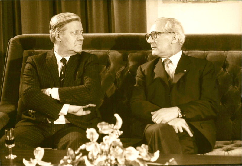 Helmut Schmidt, Politician - Vintage Photograph