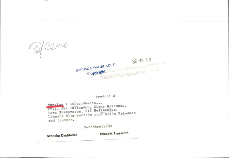 MUNVIGA music group - Vintage Photograph