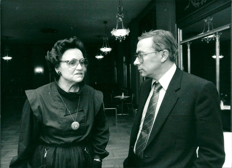 Swedish Politician Karin Soder - Vintage Photograph