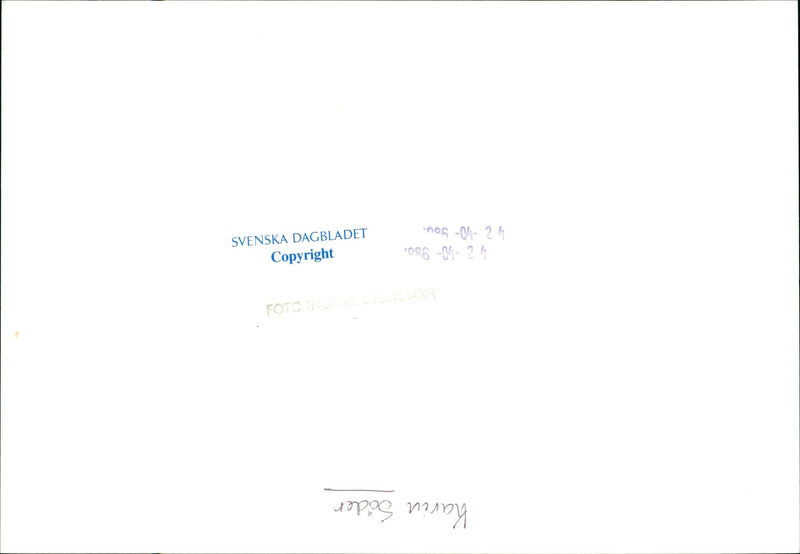 Swedish Politician Karin Soder. - Vintage Photograph