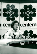 Swedish Politician Karin Soder. - Vintage Photograph