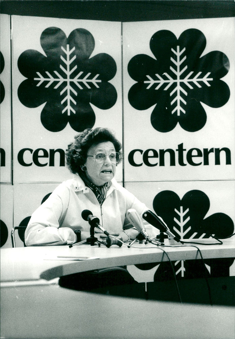 Swedish Politician Karin Soder. - Vintage Photograph