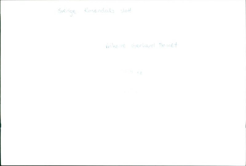 Rosendals Castle - Vintage Photograph