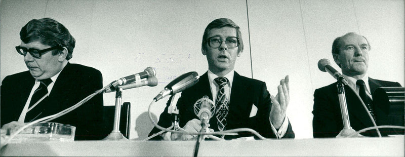 Ola Ullsten, Swedish politician. - Vintage Photograph