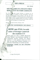 The cars. BMW. - Vintage Photograph