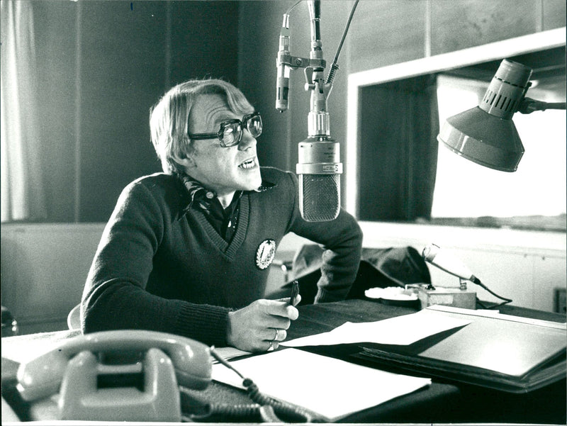 Hasse Tellemar, Musician in Stockholm. - Vintage Photograph