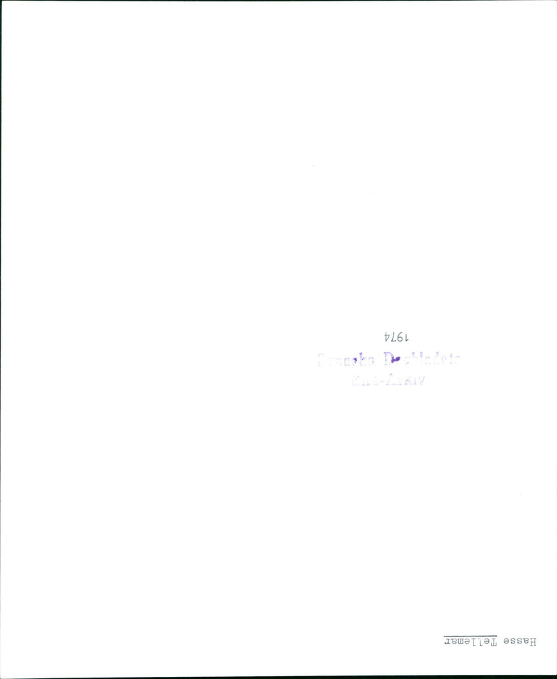 Hasse Tellemar, Musician in Stockholm. - Vintage Photograph