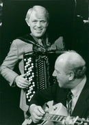 Hasse Tellemar, Musician in Stockholm. - Vintage Photograph