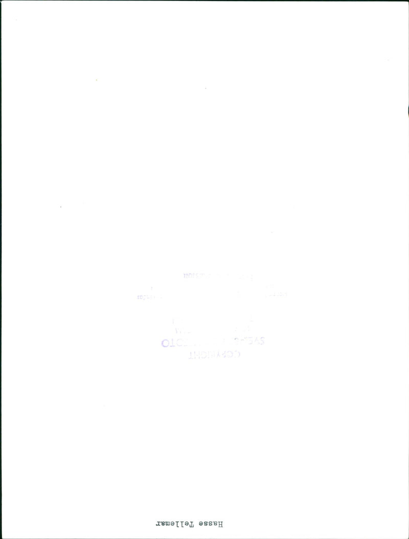 Hasse Tellemar, Musician in Stockholm. - Vintage Photograph