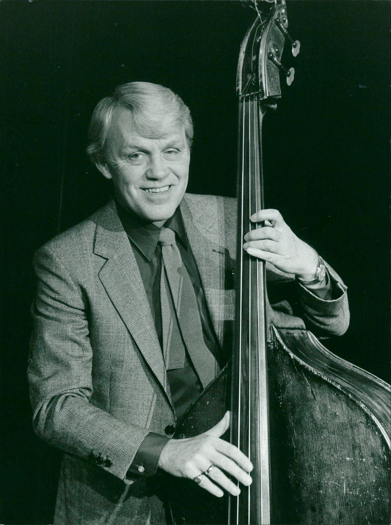 Hasse Tellemar, Musician in Stockholm. - Vintage Photograph