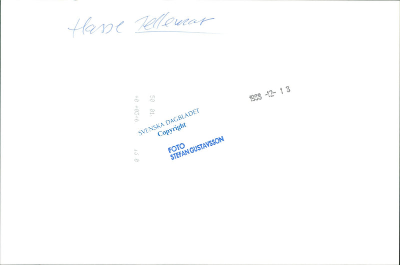 Hasse Tellemar, Musician in Stockholm. - Vintage Photograph