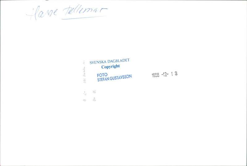 Hasse Tellemar, Musician in Stockholm. - Vintage Photograph