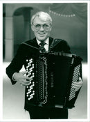 Hasse Tellemar, Musician in Stockholm. - Vintage Photograph