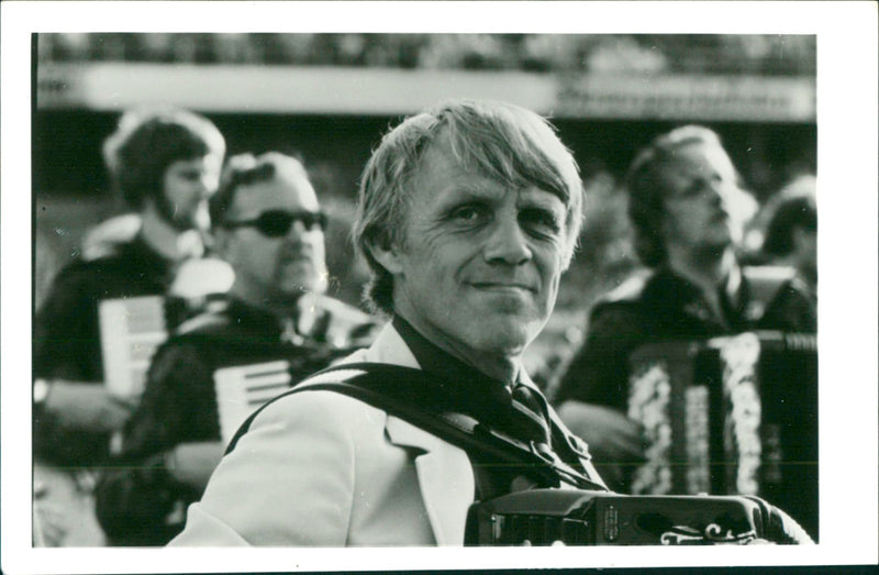 Hasse Tellemar, Musician in Stockholm. - Vintage Photograph