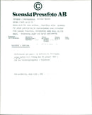 Bo Setterlind, Swedish writer and poet - Vintage Photograph