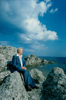 Bo Setterlind, Swedish writer and poet - Vintage Photograph