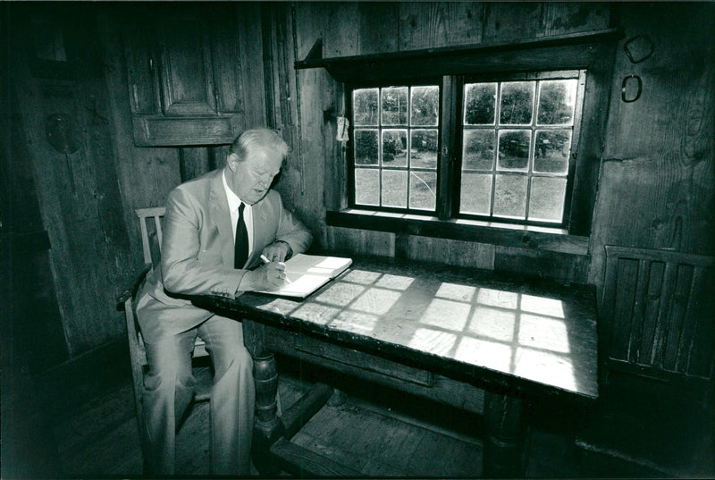 Bo Setterlind, Swedish writer and poet - Vintage Photograph