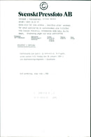 Bo Setterlind, Swedish writer and poet - Vintage Photograph