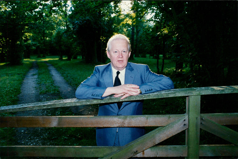 Bo Setterlind, Swedish writer and poet - Vintage Photograph
