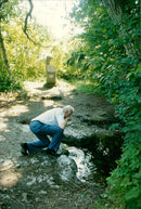 Bo Setterlind, Swedish writer and poet - Vintage Photograph