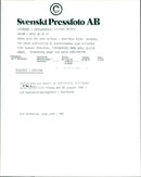 Bo Setterlind, Swedish writer and poet - Vintage Photograph