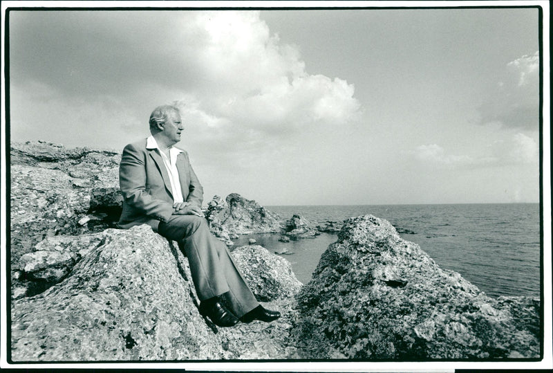 Bo Setterlind, Swedish writer and poet - Vintage Photograph