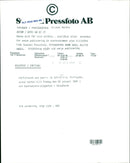 Bo Setterlind, Swedish writer and poet - Vintage Photograph