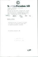 Bo Setterlind, Swedish writer and poet - Vintage Photograph