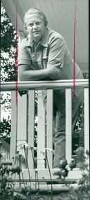 Bo Setterlind, Swedish writer and poet - Vintage Photograph