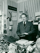 Bo Setterlind, Swedish writer and poet - Vintage Photograph